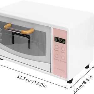 White UV Sterilizer with Pink Panel